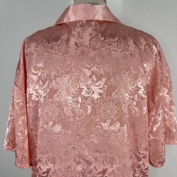 Vtg Victoria’s Secret Gold Label Cami Tank Top Shorts Set Pink Floral Size Large - Picture 9 of 12